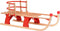vidaXL - Sneeuwslee - met - rugleuning - inklapbaar - 119 - cm - hout