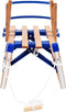 vidaXL - Sneeuwslee - met - rugleuning - inklapbaar - 119 - cm - hout