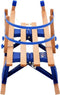 vidaXL - Sneeuwslee - met - rugleuning - inklapbaar - 119 - cm - hout