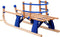 vidaXL - Sneeuwslee - met - rugleuning - inklapbaar - 119 - cm - hout