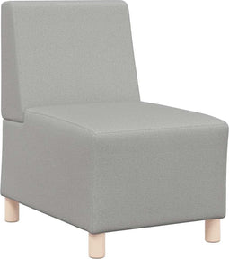 vidaXL - Sofa - Chair - Cloud - 55 - cm - stof - grijs