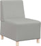 vidaXL - Sofa - Chair - Cloud - 55 - cm - stof - grijs