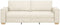 vidaXL - Sofa - Stoel - Katoen - 59 - cm - Beige - Stof - en - Hout - 3-zits - Bank