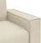 vidaXL - Sofa - Stoel - Katoen - 59 - cm - Beige - Stof - en - Hout - 3-zits - Bank
