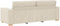 vidaXL - Sofa - Stoel - Katoen - 59 - cm - Beige - Stof - en - Hout - 3-zits - Bank