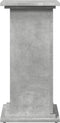 vidaXL - Sokkel - met - opbergruimte - 31x30x60 - cm - bewerkt - hout - betongrijs