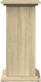 vidaXL - Sokkel - met - opbergruimte - 31x30x60 - cm - bewerkt - hout - sonoma - eiken