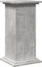 vidaXL - Sokkel - met - opbergruimte - 31x30x60 - cm - bewerkt - hout - betongrijs