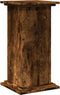 vidaXL - Sokkel - met - opbergruimte - 31x30x60 - cm - bewerkt - hout - gerookt - eiken