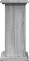 vidaXL - Sokkel - met - opbergruimte - 31x30x60 - cm - bewerkt - hout - grijs - sonoma