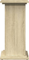 vidaXL - Sokkel - met - opbergruimte - 31x30x60 - cm - bewerkt - hout - sonoma - eiken