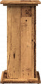 vidaXL - Sokkel - met - opbergruimte - 31x30x60 - cm - bewerkt - hout - oud - houtkleur