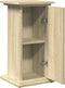 vidaXL - Sokkel - met - opbergruimte - 31x30x60 - cm - bewerkt - hout - sonoma - eiken
