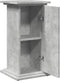 vidaXL - Sokkel - met - opbergruimte - 31x30x60 - cm - bewerkt - hout - betongrijs