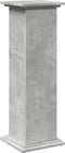 vidaXL - Sokkel - met - opbergruimte - 31x30x90 - cm - bewerkt - hout - betongrijs