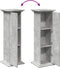 vidaXL - Sokkel - met - opbergruimte - 31x30x90 - cm - bewerkt - hout - betongrijs