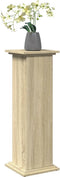 vidaXL - Sokkel - met - opbergruimte - 31x30x90 - cm - bewerkt - hout - sonoma - eiken