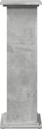 vidaXL - Sokkel - met - opbergruimte - 31x30x90 - cm - bewerkt - hout - betongrijs
