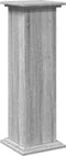 vidaXL - Sokkel - met - opbergruimte - 31x30x90 - cm - bewerkt - hout - grijs - sonoma