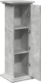 vidaXL - Sokkel - met - opbergruimte - 31x30x90 - cm - bewerkt - hout - betongrijs