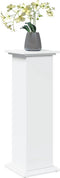 vidaXL - Sokkel - met - opbergruimte - 31x30x90 - cm - bewerkt - hout - wit