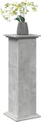 vidaXL - Sokkel - met - opbergruimte - 31x30x90 - cm - bewerkt - hout - betongrijs