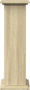 vidaXL - Sokkel - met - opbergruimte - 31x30x90 - cm - bewerkt - hout - sonoma - eiken