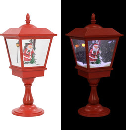 vidaXL - Sokkellamp - met - kerstman - LED - 64 - cm