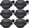 vidaXL Solar buitenlampset 6 stuks zwart