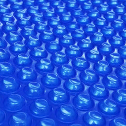 vidaXL - Solar - zwembadfolie - drijvend - rond - 250 - cm - PE - blauw