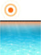 vidaXL - Solar - zwembadfolie - drijvend - rond - 381 - cm - PE - blauw