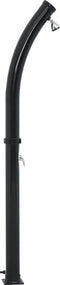 vidaXL Solardouche 20 L 214 cm zwart