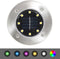 vidaXL Solargrondlampen 8 st LED-lichten RGB-kleur