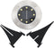 vidaXL Solargrondlampen 8 st LED-lichten warm wit