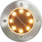 vidaXL Solargrondlampen 8 st LED-lichten warm wit