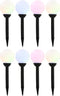 vidaXL Solarlampen 8 st LED rond 15 cm RGB