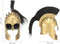 vidaXL Soldatenhelm Grieks replica LARP staal messingkleurig