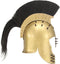 vidaXL Soldatenhelm Grieks replica LARP staal messingkleurig