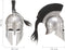 vidaXL Soldatenhelm Grieks replica LARP staal zilverkleurig