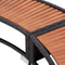 vidaXL Spa-omranding poly rattan zwart