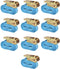 vidaXL Spanbanden 0,8 ton 4mx25mm blauw 10 st