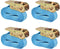 vidaXL Spanbanden 0,8 ton 6mx25mm blauw 4 st