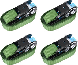 vidaXL Spanbanden 4 st 800 daN 6 m groen