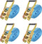 vidaXL Spanbanden 4 ton 8mx50mm blauw 4 st
