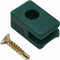 vidaXL - Spandraadhouder - met - schroef - 100 - sets - groen