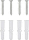 vidaXL - Spatscherm - keuken - 90x40 - cm - gehard - glas - wit