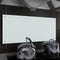 vidaXL - Spatscherm - keuken - 90x40 - cm - gehard - glas - wit