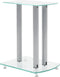 vidaXL - Speaker - standaard - Vocal - set - van - 2 - zwart - glas