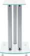 vidaXL - Speaker - standaard - Vocal - set - van - 2 - zwart - glas