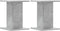 vidaXL - Speakerstandaards - 2 - st - 30x30x40 - cm - bewerkt - hout - betongrijs